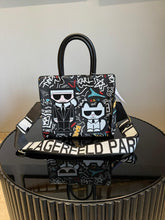 Karl Lagerfeld Paris Maybelle Satchel Black With Dust Bag